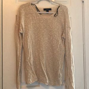 forever 21 long white sweater
